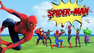 SpiderMan 🔴 SpiderMan attacks the bad guys team Joker rescue Spider woman [upl. by Hesky]