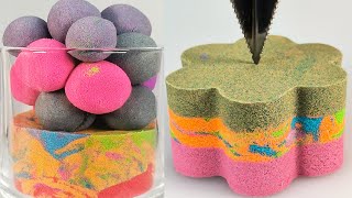 Very Satisfying 8 Minutes Relaxing and Decompressing Kinetic Sand Video ASMR No244 [upl. by Ethel756]