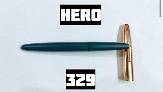 HERO 329 Fountain Pen Golden Cap [upl. by Inahpets]