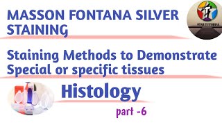 Masson Fontana Silver Staining ll Methods of Staining of special tissues ll Histology [upl. by Wolfe920]