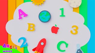 Learn ABC Phonics Shapes Numbers Colors Toddler Learning Videos For 3 Year Olds [upl. by Kraft64]