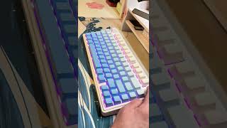 Aula f75 pro with star vector switches keyboard keebs asmr mechanical keyboard [upl. by Trina681]