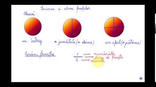 Scrierea și citirea fracțiilor  Matematică pentru clasa a IVa [upl. by Neelat887]