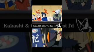 Kakashi and Obito Face 😷 Hiding 😁naruto kakashi obito [upl. by Nattirb484]