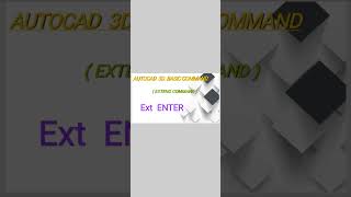 Autocad basic 3D command Extend Exttutorial muscatwaly monetizedviews upload autocad2007 [upl. by Walkling]