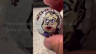 Visit Rodney on Personalized celebrity novelty golf balls on ebay [upl. by Agnizn]