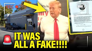 Trump FAILED STUNT at CLOSED McDonalds Gets REVEALED [upl. by Bowden]