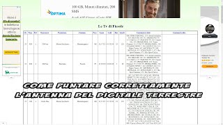 Come puntare correttamente lantenna del digitale terrestre [upl. by Jarita]