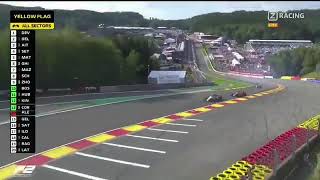 Horrific Formula 2 crash at spa  Anthoine Hubert [upl. by Naira]