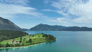 Top German Drone Views of Walchensee Lake Aerial 4K Tour [upl. by Seena]