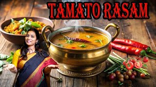 టమాటో రసం Tomato Rasam Recipe  How to make tomato rasam telugu rasam foodvlogs divvalamadhuri [upl. by Ahsieki]