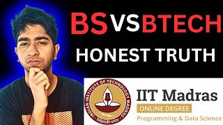 IIT Madras Online BS VS Offline BTech Is it a Scam Future of Data Science amp AI My Honest Opinion [upl. by Ennovyahs]