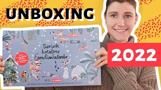 Stabilo Adventskalender UNBOXING 2022 [upl. by Ellebana]