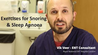 Throat Exercises for Snoring and Sleep Apnoea myofunctional therapy [upl. by Eioj122]