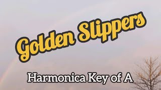 Golden Slippers Key of A 110 BPM  Harmonica bbtbluegrassbackingtracks [upl. by Valeria]