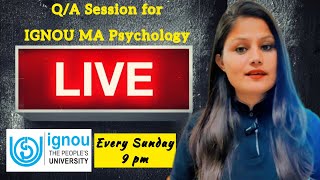 Live session on MPCL 007 practical amp 2nd year practical exam ignou ma psychology [upl. by Alleuol84]