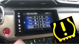 Honda Clarity TireTPMS Light Reset [upl. by Aihsa]