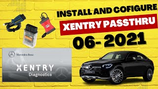 How to install and configure Mercedes Benz Xentry Passthru 06 2021 [upl. by Bergh]