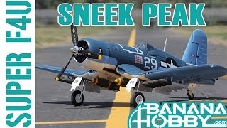 Super F4U Corsair BlitzRCWorks  Sneak Peek  Warbird amp Military [upl. by Rocker500]