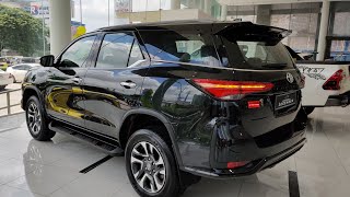 2022 Toyota Fortuner Legender Black Color  3 Row Seats SUV  Interior and Exterior [upl. by Nylissej]