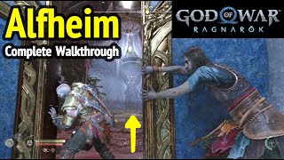 God of War Ragnarok Alfheim Complete Walkthrough GoW Ragnarök [upl. by Retep850]