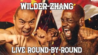 DEONTAY WILDERZHILEI ZHANG LIVE ROUNDBYROUND 5 VS 5 MATCHROOMQUEENSBERRY ENTIRE CARD [upl. by Canning]