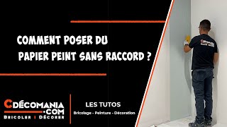 Comment Poser du Papier Peint Intissé  Sans Raccord  Astuces et Conseils Décoration Murale [upl. by Deena113]