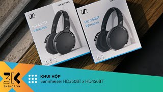 Unboxing Sennheiser HD350BT x HD450BT  Tai nghe bluetooth Noise Cancelling với chất âm audiophile [upl. by Awhsoj328]