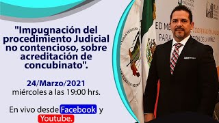 quotImpugnación del procedimiento Judicial no contencioso sobre acreditación de concubinatoquot [upl. by Novled]