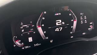 2022 BMW M5 Competition Light Acceleration and Pops [upl. by Assenar661]