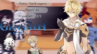 • The Fatui Harbingers React to Traveler • Part 1 • Genshin Impact • [upl. by Mapes]