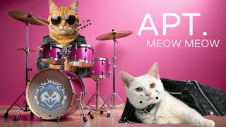 ROSÉ amp Bruno Mars  APT MEOW Parody [upl. by Eisned91]