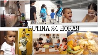 Primer día de colegio RUTINA DIARIA niñoslabores recetas  EMBARAZO MELLIZOS 16 SEMANAS [upl. by Telrats]