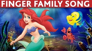 Finger Family LITTLE MERMAID Finger Family NERSURY RHYMES song [upl. by Naujad681]