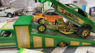 Model Kit Sale Plus Update Mustang Funny car and Ramp Truck and Cobweb Paint How To [upl. by Idaline]