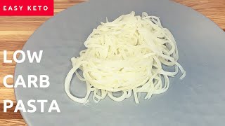 Low Carb Pasta One Ingredient Keto pasta [upl. by Dunston]