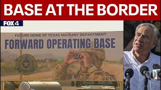 RAW Gov Abbott announces military base at border  Full News Conference [upl. by Nino]