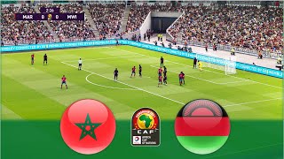 Highlights Morocco v Malawi  TotalEnergies AFCON 2021  Realistic Gameplay [upl. by Nannarb6]