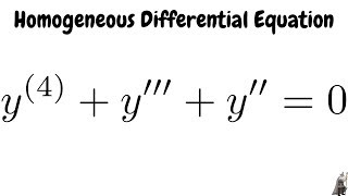 Solving a Fourth Order Linear Homogeneous Differential Equation [upl. by Hammerskjold687]