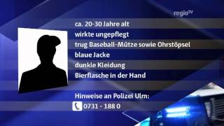 SEK Einsatz in Ulm Bewaffneter gefasst Regio TV Schwaben [upl. by Nats266]