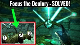 How to FOCUS THE OCULORY Puzzle Revealing the Unseen Quest  Skyrim Remastered [upl. by Ramonda]