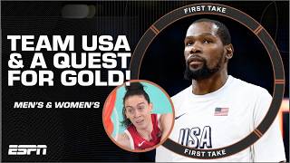 🥇 DARE TO COMPARE 🥇 Team USA vs Dream Team amp United States vs Nigeria  First Take [upl. by Yalonda409]