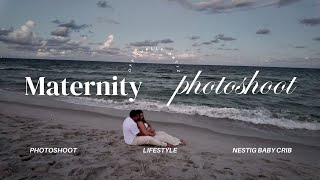 Picture Perfect Maternity Photoshoot amp Building Babys Nestig Wave Mini Crib [upl. by Clemens]