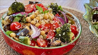 Salade de Quinoa avec Légumes Rôtis au Four et l’Ail Confit  Une Recette Qui Vous Émerveillera 😋 [upl. by Ettenel41]