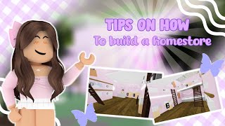 Tips on how to build a homestore 2024  It’s Rileyandexe [upl. by Ausoj521]