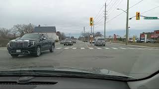 Driving in Oshawa Ontario Canada [upl. by Gnirps951]