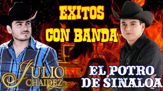 El Potro De Sinaloa Julio Chaidez  Dos Gallos Sinaloenses Puros Corridos Con Banda [upl. by Juley895]