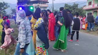 Tharu Wedding Dance At Harkapur  Bhojpuri Dj Song  MT Jeevan [upl. by Anhcar]