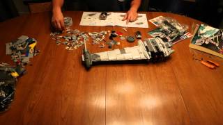 LEGO Star Wars 10227 Bwing Starfighter Time Lapse Build [upl. by Hcir]