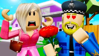 Officer Finkleberry Has A Crush On A Karen A Roblox Movie Brookhaven RP [upl. by Onig232]